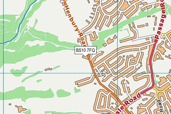 BS10 7FQ map - OS VectorMap District (Ordnance Survey)