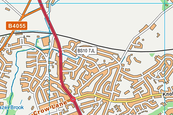 BS10 7JL map - OS VectorMap District (Ordnance Survey)