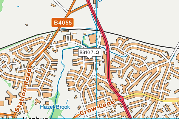 BS10 7LQ map - OS VectorMap District (Ordnance Survey)