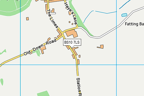 BS10 7LS map - OS VectorMap District (Ordnance Survey)
