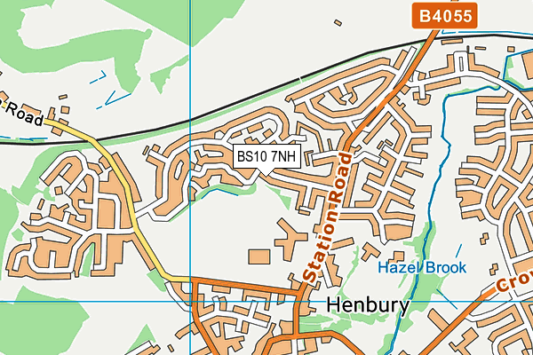 BS10 7NH map - OS VectorMap District (Ordnance Survey)