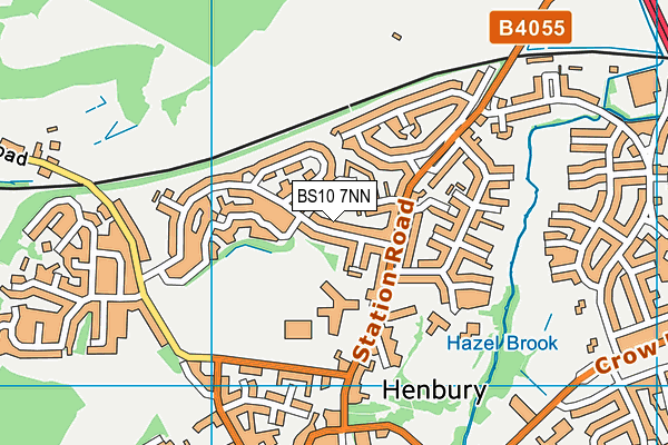 BS10 7NN map - OS VectorMap District (Ordnance Survey)