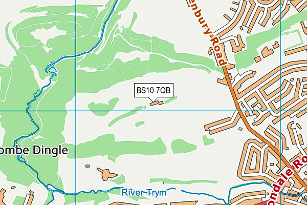 BS10 7QB map - OS VectorMap District (Ordnance Survey)