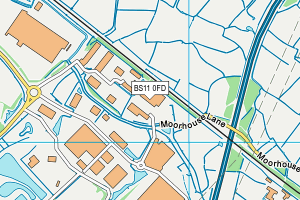 BS11 0FD map - OS VectorMap District (Ordnance Survey)