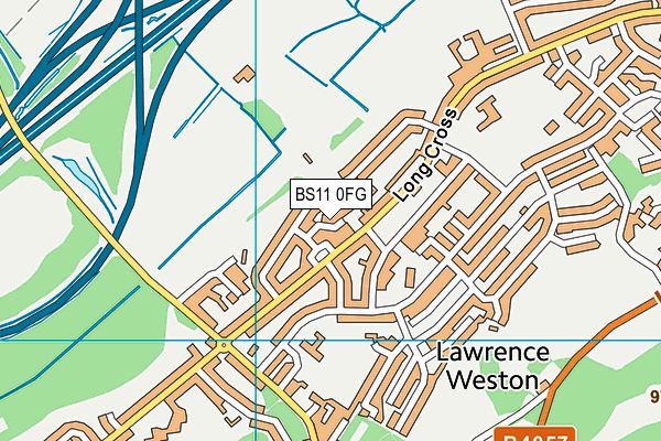 BS11 0FG map - OS VectorMap District (Ordnance Survey)