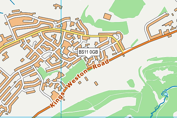 BS11 0GB map - OS VectorMap District (Ordnance Survey)