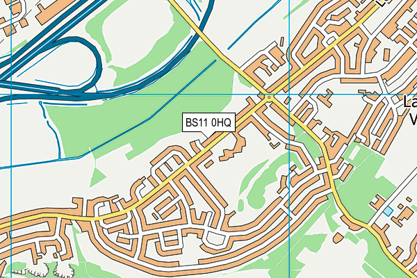 BS11 0HQ map - OS VectorMap District (Ordnance Survey)