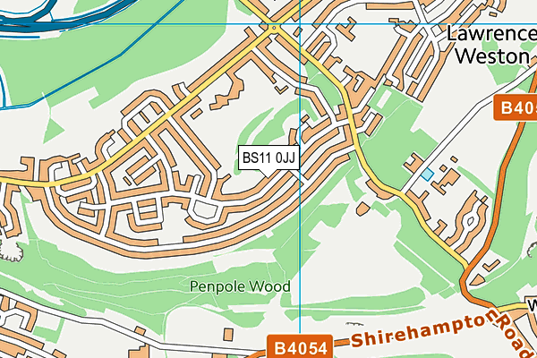 BS11 0JJ map - OS VectorMap District (Ordnance Survey)