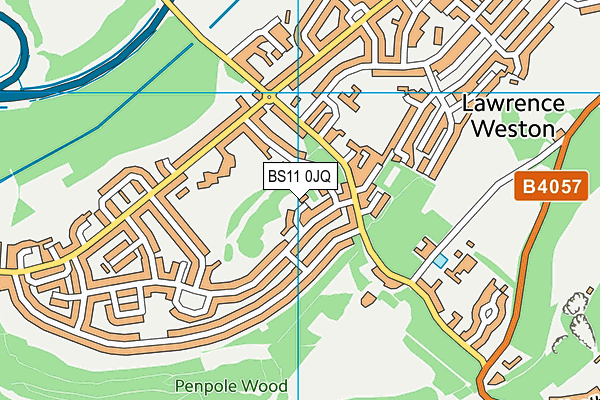 BS11 0JQ map - OS VectorMap District (Ordnance Survey)