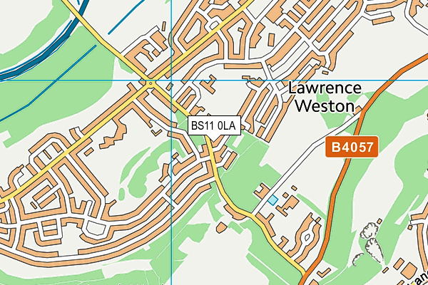 BS11 0LA map - OS VectorMap District (Ordnance Survey)