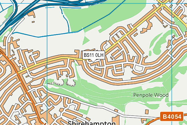 BS11 0LH map - OS VectorMap District (Ordnance Survey)