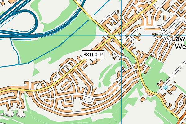 Oasis Academy Long Cross map (BS11 0LP) - OS VectorMap District (Ordnance Survey)