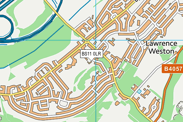 BS11 0LR map - OS VectorMap District (Ordnance Survey)