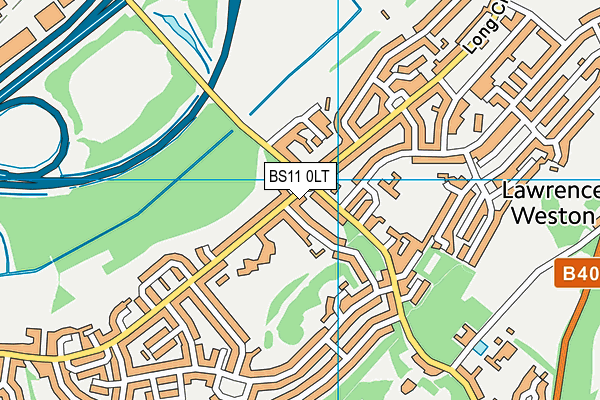 BS11 0LT map - OS VectorMap District (Ordnance Survey)