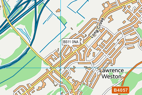 BS11 0NA map - OS VectorMap District (Ordnance Survey)