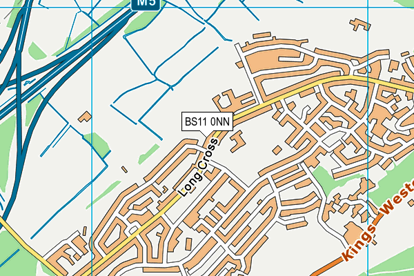 BS11 0NN map - OS VectorMap District (Ordnance Survey)