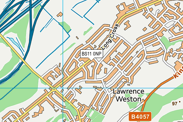 BS11 0NP map - OS VectorMap District (Ordnance Survey)