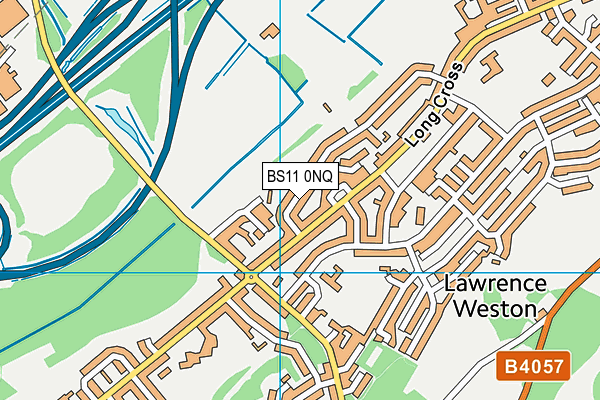 BS11 0NQ map - OS VectorMap District (Ordnance Survey)