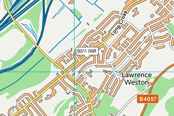 BS11 0NR map - OS VectorMap District (Ordnance Survey)