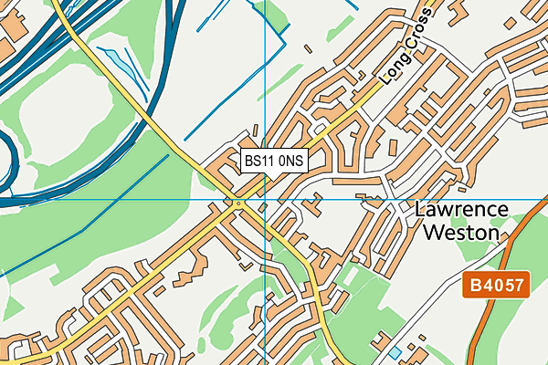 BS11 0NS map - OS VectorMap District (Ordnance Survey)