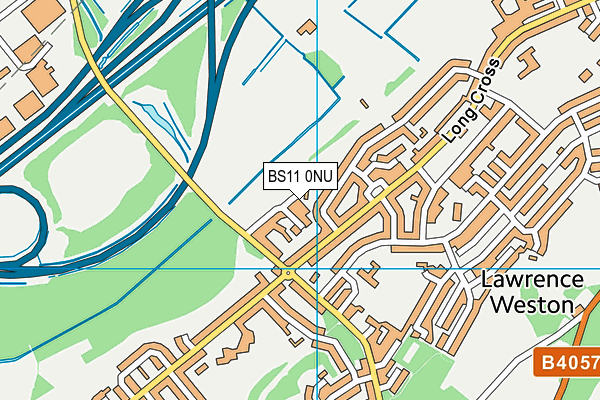 BS11 0NU map - OS VectorMap District (Ordnance Survey)