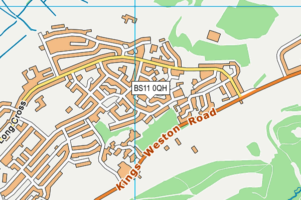 BS11 0QH map - OS VectorMap District (Ordnance Survey)