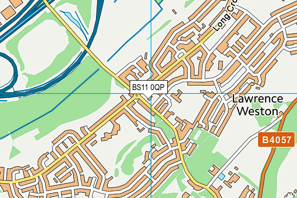 BS11 0QP map - OS VectorMap District (Ordnance Survey)