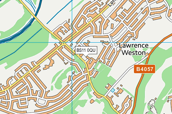 BS11 0QU map - OS VectorMap District (Ordnance Survey)