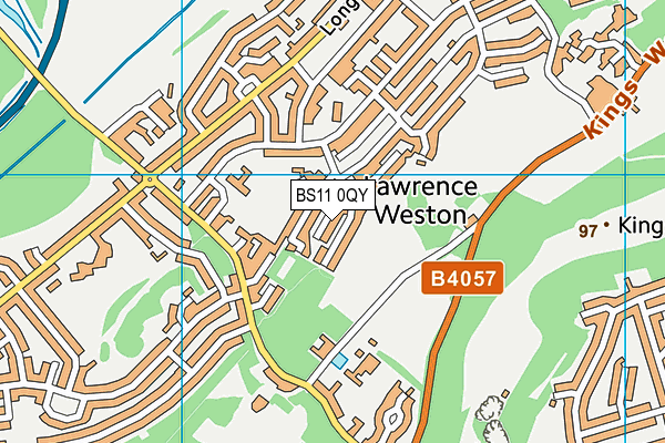 BS11 0QY map - OS VectorMap District (Ordnance Survey)