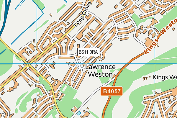 BS11 0RA map - OS VectorMap District (Ordnance Survey)