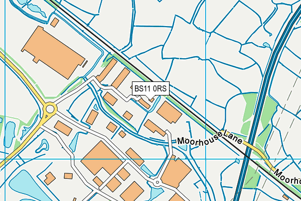BS11 0RS map - OS VectorMap District (Ordnance Survey)