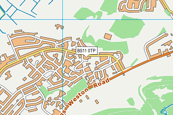 BS11 0TP map - OS VectorMap District (Ordnance Survey)