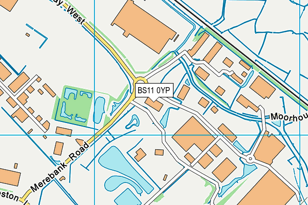 BS11 0YP map - OS VectorMap District (Ordnance Survey)