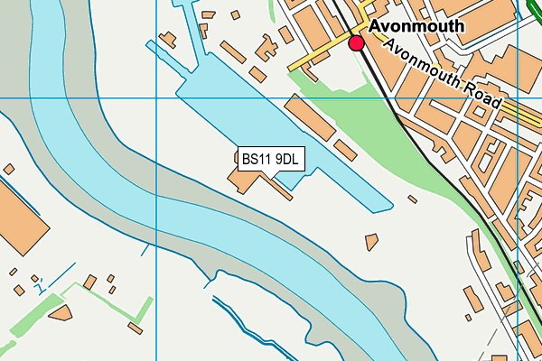 BS11 9DL map - OS VectorMap District (Ordnance Survey)