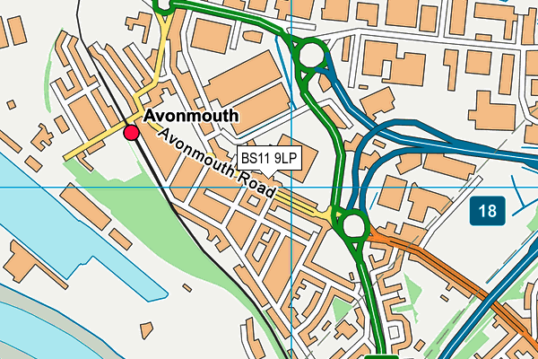 Map of AVONMOUTH HOLDINGS LTD at district scale