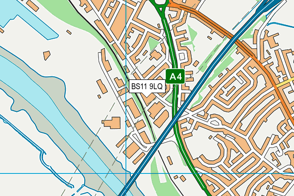BS11 9LQ map - OS VectorMap District (Ordnance Survey)