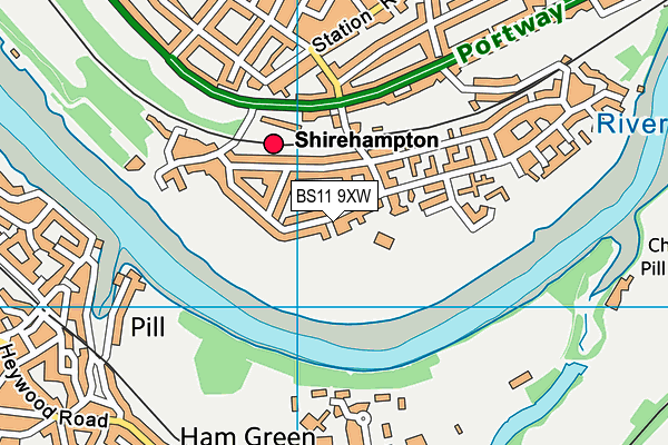 City And Port Of Bristol Sports And Social Club map (BS11 9XW) - OS VectorMap District (Ordnance Survey)