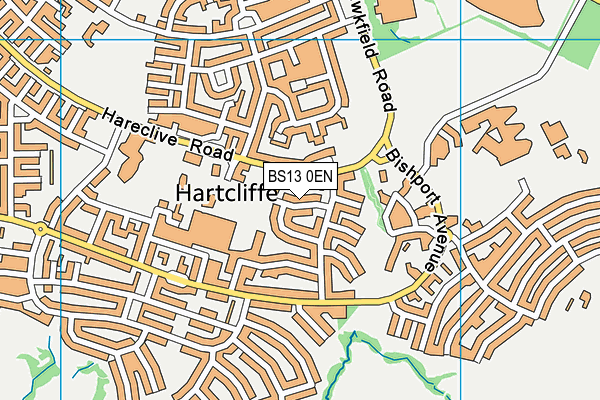 BS13 0EN map - OS VectorMap District (Ordnance Survey)