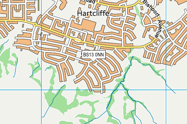 BS13 0NN map - OS VectorMap District (Ordnance Survey)