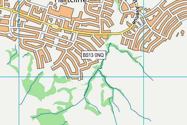 BS13 0NQ map - OS VectorMap District (Ordnance Survey)