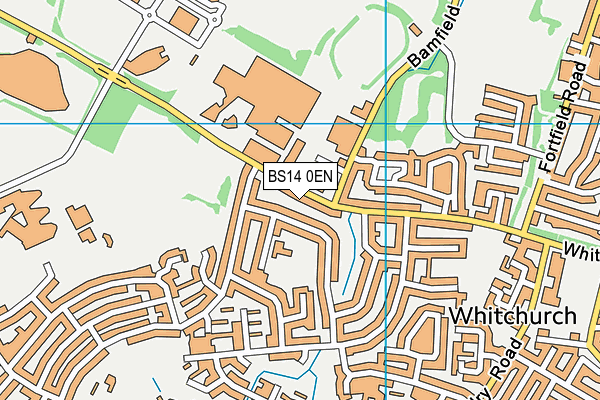 BS14 0EN map - OS VectorMap District (Ordnance Survey)