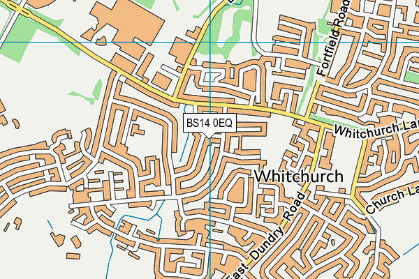 BS14 0EQ map - OS VectorMap District (Ordnance Survey)
