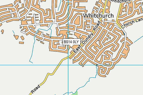 BS14 0LY map - OS VectorMap District (Ordnance Survey)