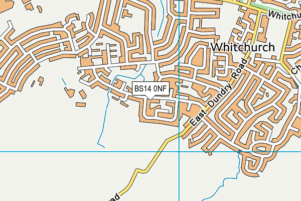 BS14 0NF map - OS VectorMap District (Ordnance Survey)