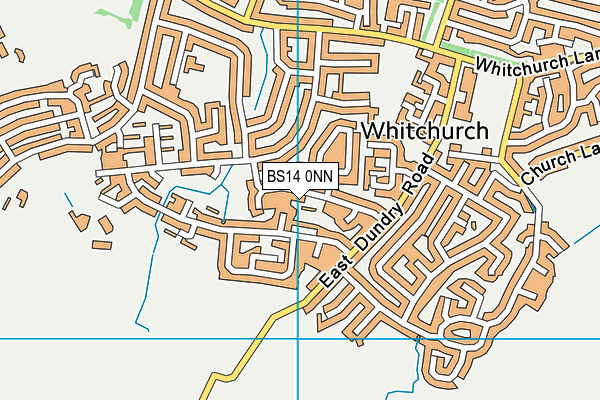 BS14 0NN map - OS VectorMap District (Ordnance Survey)