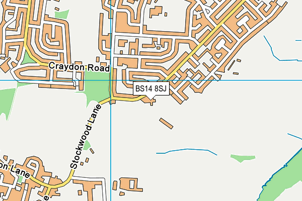 Lansdown Park Academy  map (BS14 8SJ) - OS VectorMap District (Ordnance Survey)