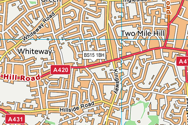 Map of ROSE AND CROWN BRISTOL LTD at district scale