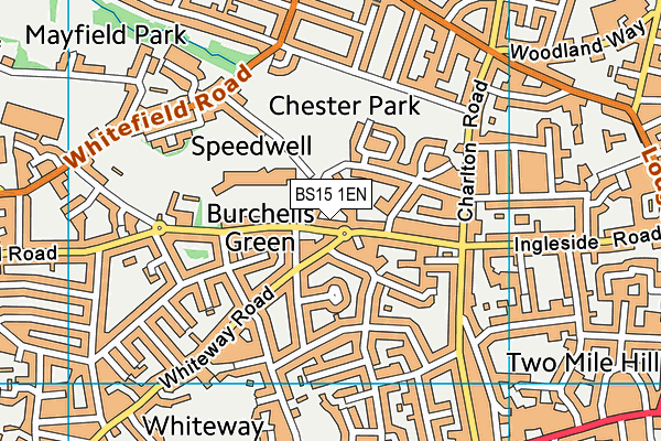 BS15 1EN map - OS VectorMap District (Ordnance Survey)