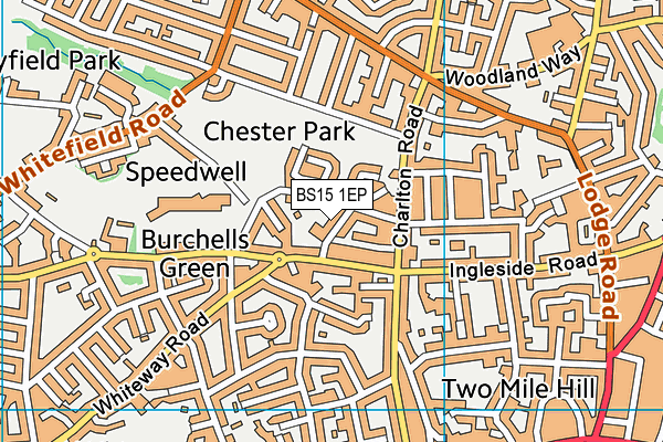 BS15 1EP map - OS VectorMap District (Ordnance Survey)