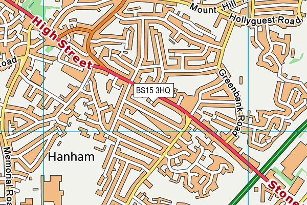 BS15 3HQ map - OS VectorMap District (Ordnance Survey)